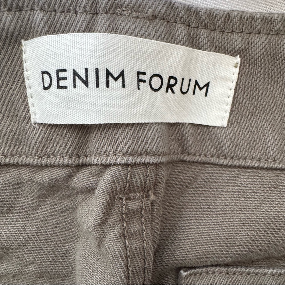 Denim Forum Aritzia Gray Women’s Shorts Bermuda Jorts Summer 0026 - Picture 14 of 17